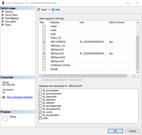 DetermineDbUserWithMSSQL