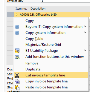 Recurring Invoices: Templates