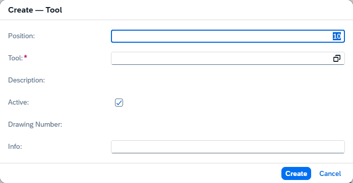 Der Dialog Werkzeug