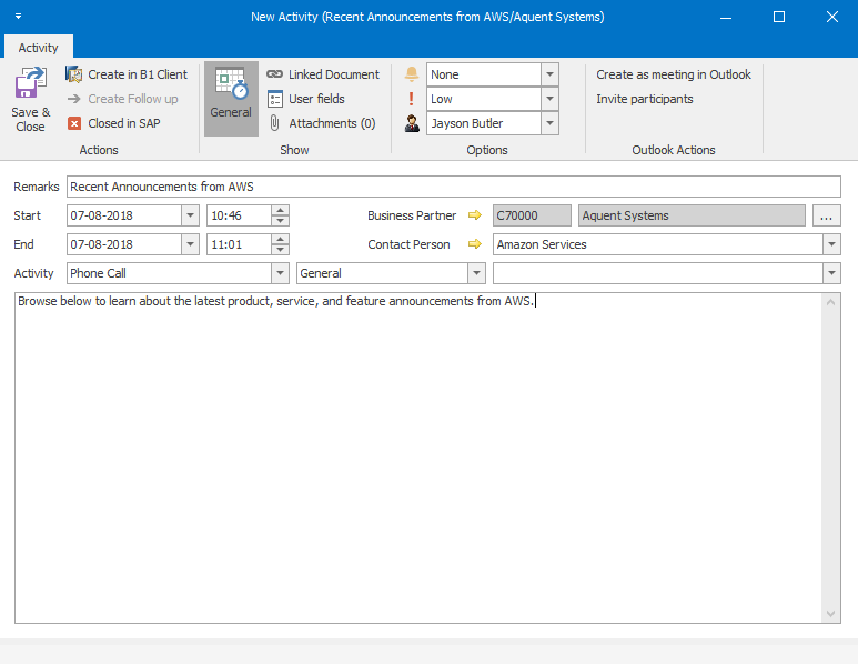 Crm For Outlook Manual